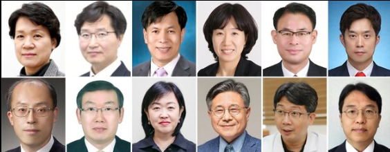 이재명 대통령은 13일 교육부 등 부·처·청 차관급 인선을 단행했다고 강유정 대변인이 용산 대통령실에서 브리핑을 통해 밝혔다. 사진 왼쪽 첫 번째부터 교육부 차관에 임명된 최은옥 전 교육부 고등교육정책실장, 과학기술정보통신부 제1차관에 임명된 구혁채 과학기술정보통신부 기획조정실장, 과학기술정보통신부 과학기술혁신본부장에 임명된 박인규 서울시립대 물리학과 석좌교수, 국가보훈부 차관에 임명된 강윤진 국가보훈부 보훈단체협력관, 국토교통부 제2차관에 임명된 강희업 대도시권광역교통위원장, 중소벤처기업부 차관에 임명된 노용석 중소벤처기업부 중소기업정책실장, 법제처장에 임명된 조원철 변호사, 관세청장에 임명된 이명구 관세청 차장, 병무청장에 임명된 홍소영 대전충남지방병무청장, 국가유산청장에 임명된 허민 전남대 지구환경과학부 교수, 질병관리청장에 임명된 임승관 국립중앙의료원 중앙감염병원 설립추진단장, 행복중심복합도시건설청장에 임명된 강주엽 행정중심복합도시건설청 차장./뉴스1 