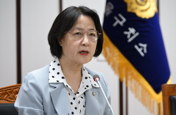 추미애 국회 법제사법위원회 위원장이 1일 경기도 의왕시 서울구치소에서 열린 현장검증에서 모두발언을 하고 있다. 2025.9.1/뉴스1