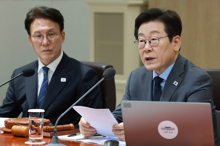 <strong>발언하는 이재명 대통령 / 연합뉴스</strong>