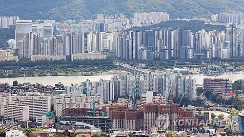 남산에서 바라본 서울 아파트 모습 / 연합뉴스
