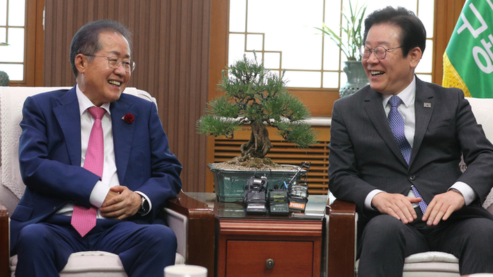 李대통령, 지방선거 앞두고 홍준표 오찬…통합 메시지 vs 인사 신호